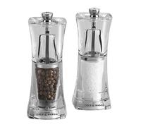 Cole & Mason - Moulin à sel et poivre CRYSTAL H37408P - Acrylique 12,5 cm - Coffret cadeau 2 pièces