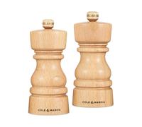 Cole & Mason Ensemble moulins à sel et poivre London 13 cm Naturel