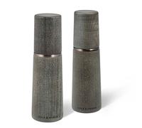 Set de moulins à sel et poivre MARLOW 18 cm, set de 2 pc, gris, bois, Cole & Mason