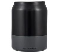 Cole & Mason H822140 Linton Porte-ustensile, Noir/Gris, 160mm x 120mm, Pot à Ustensile Boite de Rangement pour Cuillère, Garantie de 2 Ans