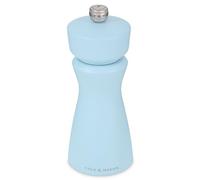 KENTON Moulin à Sel/Poivre Bois Héva 15 cm Bleu lagon COLE et MASON