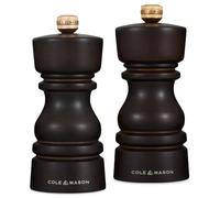 Cole & Mason Ensemble moulins à sel et poivre London 13 cm Chocolat
