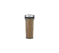 Cole & Mason Saunderton Pot à Épices et Herbes Ronds avec Couvercle, 19cm, Rangement Pour Cuisine/Organisateur, Acier inoxydable/Acrylique, Herbes Incluses, Garantie de 2 Ans