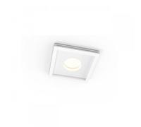 Colerette Downlight Intégration Plâtre/Pladur Pour Ampoule Led Gu10 / Gu5.3 Coupe 125x125 Mm Ugr17 Blanc