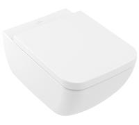 Collaro, Villeroy & Boch, pack WC combiné, rectangulaire, suspendu, DirectFlush, 375x560x340mm, 4626HSR1, Couleur: Céramique blanche Plus