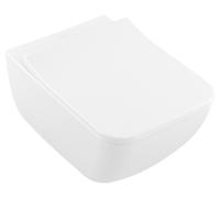 Collaro, Villeroy & Boch, pack WC combiné, rectangulaire, suspendu, DirectFlush, sortie horizontale, 375x560x340mm, 4626RS01, Couleur: blanc-alpin