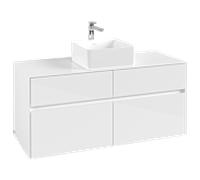 Villeroy und Boch Collaro C04100DH 120 x 54,8 x 50 cm, Glossy White