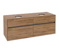Villeroy & Boch Collaro Meuble sous-lavabo, pour 2 lavabos, 1400x548x500mm, C04800RH