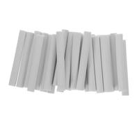 COLLBATH 100 Pièces Gomme à Dessin Professionnelle en PVC Blanche | Trace, Anti-usure, Compacte et Portable, Faible Résidu, Usage Scolaire et Écriture