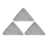 COLLBATH 3 Lingettes de Nettoyage Triangulaires Réutilisables en Fibre Super Absorbante pour Balai Serpillère, Pack de 3 pour Sols Stratifiés et Carrelages