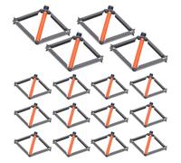 COLLBATH 30 Pièces Outil de Réparation pour Boîtes à Cassettes Murales en Acier Robuste, Tige de Fixation Réglable 68,5-78,5cm pour Installation et Entretien