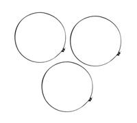 COLLBATH Anneau de Retenue pour Ventilateur Électrique 3 Pièces Noir, Collier de Fixation Renforcé pour Grille de Ventilation, Universel pour Ventilateur sur Pied, Maison et Bureau