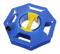 COLLBATH Bobine pour câble portable bleu en plastique PP durable, support de cordon pour rangement dans garage et camping, enrouleur de câble à dévidoir rapide