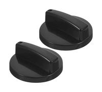 COLLBATH Bouton Autocuiseur Rotatif Minuteur 2 Pièces Plastique Noir | Remplacement du Bouton de L'interrupteur de Minuterie, pour Cuiseur à Riz et Autocuiseur Électrique, Bureau