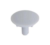 COLLBATH Couvercle de Trou de Robinet en Pp et Caoutchouc en Plastique Blanc Joint Étanche Anti-fuite Facile à Nettoyer, Accessoire Pratique Cuisine pour Évier Cuisine