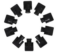 COLLBATH Écrous de Blocage Haute Précision en Plastique Lot de 10 et Démontage Facile pour Accessoires de Tronçonneuse Électrique Adaptés pour Filtre à Air Noir