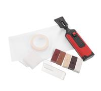 COLLBATH Kit de Réparation pour Plancher Bois avec Cire de Rénovation et Outils Pratiques pour Éliminer les Rayures et Restaurer la Surface du Parquet
