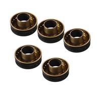 COLLBATH Lot De 5 Couvercles De Brûleur Universels Pour Cuisinière À En Cuivre Résistants À La Chaleur Sans Danger Pour Les Cuisinières À Design Compact Manipulation Facile