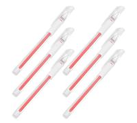 COLLBATH Lot de 6 Marqueurs Peau Waterproof en Plastique, Stylo Beauté Léger et Polyvalent pour Tatouage Permanent, pour Mariages et Performances sur Scène