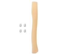 COLLBATH Manche pour Hache Bois en Beige Robuste Surface Lisse de Accessoire 1 Set de Remplacement Pratique Bûcheronnage et Activités en Plein Air