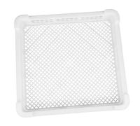 COLLBATH Panier De Congélation Multi-usages En Plastique Blanc 370x350x60 Mm Drainage Pour Fruits De Mer Et Aliments Frais, Léger Et Portable Pour Séchage Et Conservation,