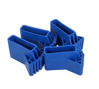 COLLBATH Patins Antidérapants Protection pour Pieds d'Échelle en Plastique 4pcs 63x16 cm Anti-Skid pour Escabeau et Échelle Pliante Usage Domestique et Professionnel