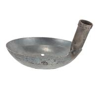 COLLBATH Pelle à Tamis en Fer Design Vertical Perforé pour Nettoyage des Boues de Drainage et Puits D'égout Robuste Grosse Capacité pour Chantier et Usage Domestique