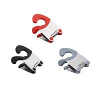 COLLBATH Pince repose-cuillère pour casserole en acier inoxydable 3 pièces support ustensiles avec clip anti-brûlure en caoutchouc compact pour cuisine et cuisson Couleur Aléatoire