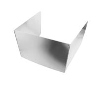 COLLBATH Plaque Anti-éclaboussures INOX Pliable pour Cuisine Protection Projections de Graisse Pare-éclaboussures Résistant Chaleur Compatible Cuisinières Écran de Protection Multifonction