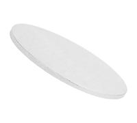 COLLBATH Plateau à gâteau rond 35,5X35,5X1,3 CM en papier aluminium léger pour restaurant, avec design simple et bordure nette
