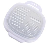 COLLBATH Râpe en acier inoxydable multifonction portable pour légumes avec récipient, accessoire cuisine pour cuisine à domicile, trancheuse et zesteur pour fruits et Couleur Aléatoire