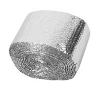 COLLBATH Rouleau Isolant en Aluminium Argent à Double Bulle 6 Pouces x 25 Pieds, Film réfléchissant pour conduits de climatisation et greniers, Isolation Thermique pour Maison