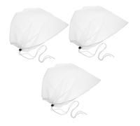 COLLBATH Sachet The A Remplir en Nylon Blanc, Lot de 3pcs Maille Fine Filtration, pour Infusion Froide et Préparation de Vin