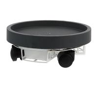 COLLBATH Support à Plantes avec Forte Capacité de Charge à roulettes en Plastique Robuste Facile à Assembler Style Naturel et Élégant pour Balcon et Terrasse