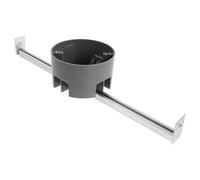 COLLBATH Support de Plafond Rond Réglable pour Ventilateurs de Plafond et Luminaires en Alliage D'aluminium Capacité 20 Pouces Cubes, Charge Lourde Jusqu'à 55 Lbs, Certifié