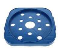 COLLBATH Support et Super Stable de Gaz Bouteille Mobile en Acier Inoxydable avec roulettes, Base Renforcée Cuisine Familiale et Restaurant