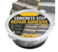 Colle à béton à séchage , très élastique, forte adhérence | Mastic anti-fissures pour béton extérieur pour marches, routes, murs, sols de garage, allées, terrasses et