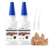 Colle à Bois,50ml Colle Bois Extra Forte,Colla Instantanée Extra Forte,Adhésif pour Boi,pour Chêne (2, 2pc)