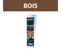 Colle à bois extérieur PU "GEL24" 310ml BOSTIK