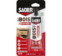 Colle À Bois Prise Rapide 2 Min-Colle Forte Pour Tous Bois Et Dérivés-Intérieur-Transparente Après Séchage-Sans Solvant-Tube De 125 Ml