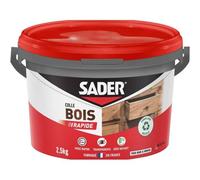 Colle À Bois Prise Rapide 2 Min-Colle Forte Pour Tous Bois Et Dérivés-Intérieur-Transparente Après Séchage-Colle En Pot Applicable Au Pinceau-Sans Solvant-Seau Plastique De 2,5 Kg