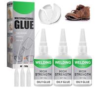Colle à chaussures extra forte imperméable à l'eau, colle universelle puissante, super colle universelle étanche, super colle de soudure, colle multifonctionnelle puissante (lot de 3)