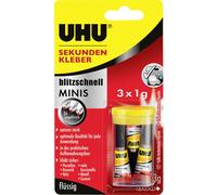 Colle instantanée blitzschnell MINIS, 3 tubes de 1 g