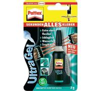 Colle à prise rapide Pattex Ultra Gel 3 g