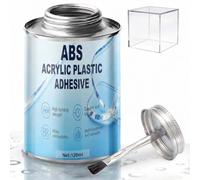 Colle Acrylique, Colle Plastique, 120 ml, Séchage Rapide et Résistant | Colle Verre, Résistante à l'Eau, Utilisable sur ABS, PVC, Métal, Verre, Céramique et Plastique Rigide