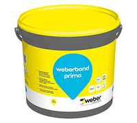 Colle acrylique polyvalente, 13kg, pour PVC et Textile spéciale chantier, WEBERBOND PRIMO, WEBER