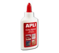 APLI Colle blanche 12849 – applicateur de pointe, sans solvant, non toxique – 100 g