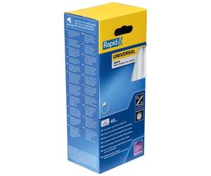 Colle Blanche Ø12mm - RAPID - 190mm x 48 sticks (880g) - Colle chaude - Boîte - (5001412)