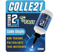 Colle Blanche Vinylique Fast Super Glue Colle21 - 250 ml Colle professionnel pour vos décors, projets DIY dioramas et modélisme.