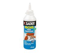 Sader – Colle à bois prise progressive – Sans solvant – Transparente après séchage – 250 g